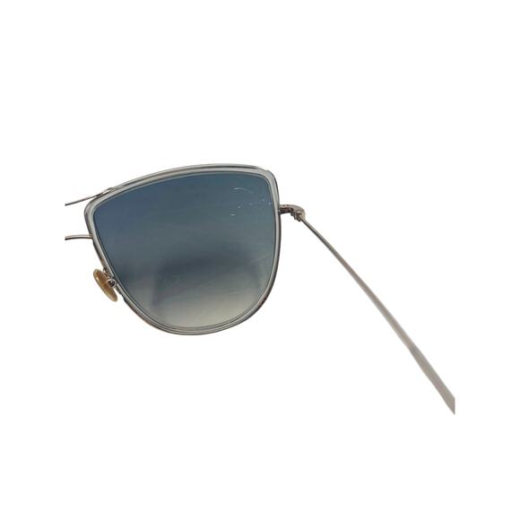 TOM FORD Blue Tinted TF759 Metal Frame Tina Sunglasses - Picture 6 of 8